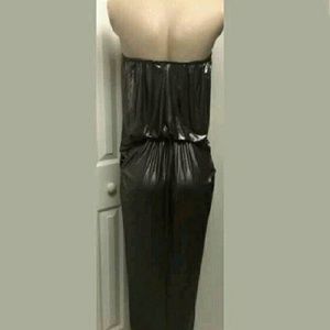 Silver Metallic dress by Young Fabulous and Broke